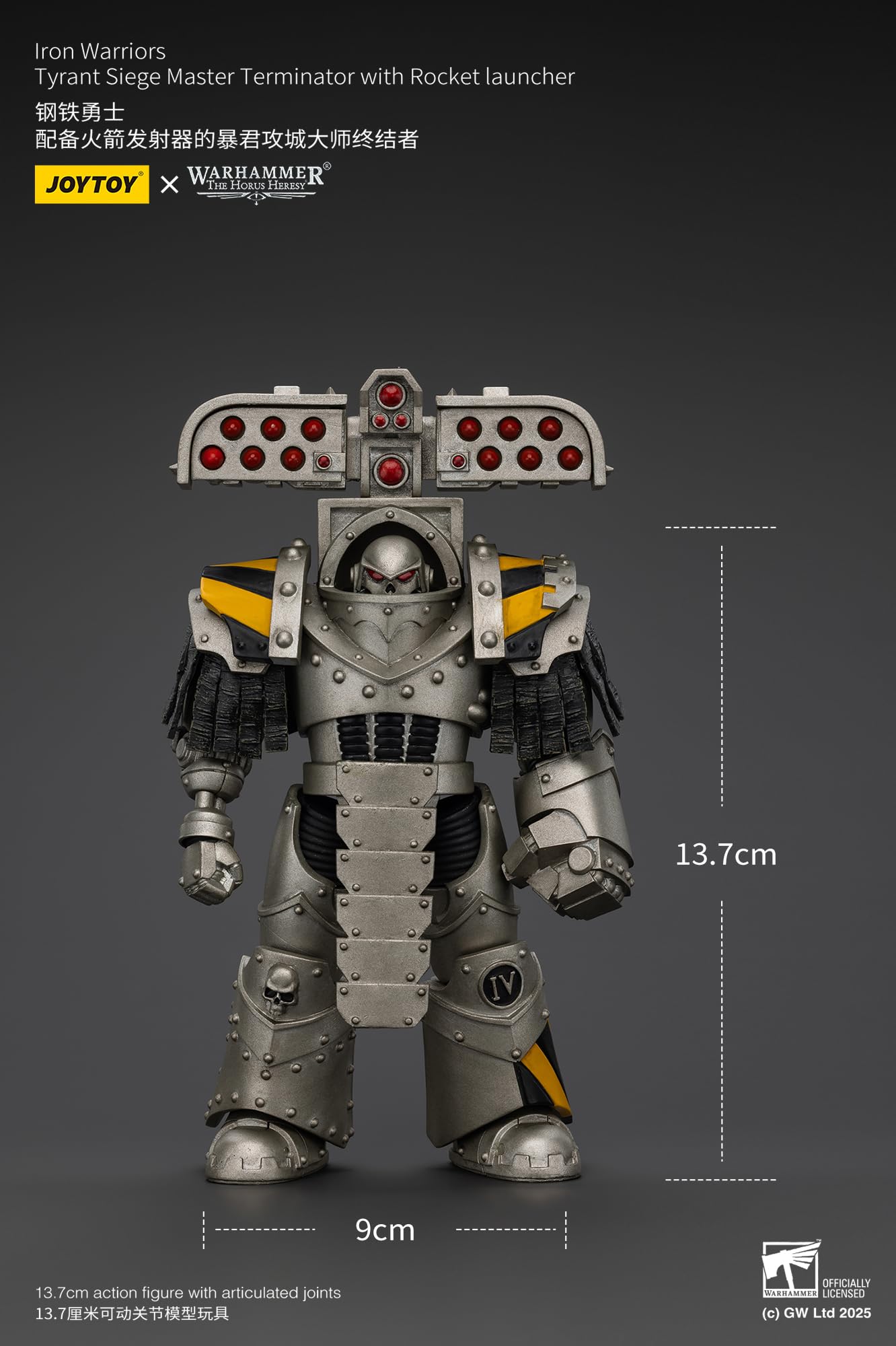 Amazon.com: JOYTOY Warhammer 40k 1/18 Action Figure Iron Warriors